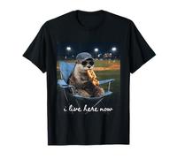 Funny Otter Baseball Mom, j'habite Ici Maintenant T-Shirt
