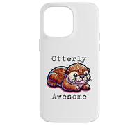 Funny Otterly Awesome Pun for Kids Girls Boys Otter Coque pour iPhone 14 Pro Max