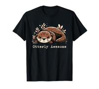 Funny Otterly Awesome Women's Cute Otter T-Shirt
