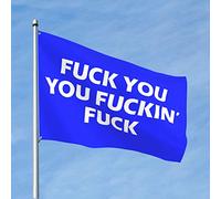 Funny Outdoor Decor f-k You Fu-ckin Flag Mens Room Decor Stuff For Your Room (152 x 244 cm)