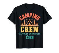 Funny Outdoor Family Matching Group Camping Crew 2026 Tee T-Shirt