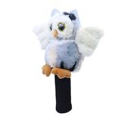 Funny Owl Driver Cover Plush Golf Headcover, Soft Club Protector, Whimsical Golf Equipment Head Protection Set, Playful Animal Styled Shielding Accessory With Driver Fairway Wood