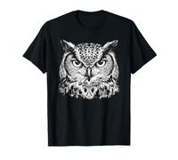 Funny Owl Smoking Cigarette Meme Vintage 90s Grunge Bird T-Shirt