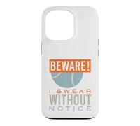 Funny Padel, Attention, Je Le Jure sans préavis Coque pour iPhone 13 Pro