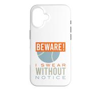Funny Padel, Attention, Je Le Jure sans préavis Coque pour iPhone 16