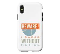 Funny Padel, Attention, Je Le Jure sans préavis Coque pour iPhone X/XS