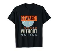Funny Padel, Attention, Je Le Jure sans préavis T-Shirt Graphique avec Valeur