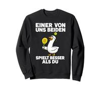 Funny Padel Duck : l'un De Nous Deux Joue Mieux Que Toi Sweatshirt