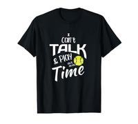 Funny Padel I Can't Talk and Play at Same Time T-Shirt Graphique avec Valeur