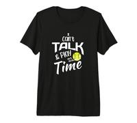 Funny Padel I Can't Talk and Play at Same Time T-Shirt Haut de Gamme