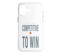 Funny Padel Je ne suis Pas compétitif, J'aime Juste Gagner Coque pour iPhone 16 Plus