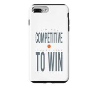 Funny Padel Je ne suis Pas compétitif, J'aime Juste Gagner Coque pour iPhone 7 Plus/8 Plus