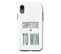 Funny Padel Je ne suis Pas compétitif, J'aime Juste Gagner Coque pour iPhone XR