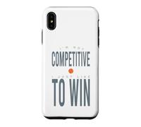 Funny Padel Je ne suis Pas compétitif, J'aime Juste Gagner Coque pour iPhone XS Max