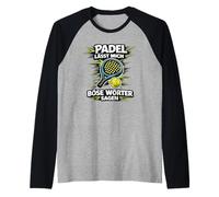 Funny Padel - Le Padel Me Fait Dire des Gros Mots Manche Raglan