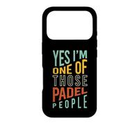 Funny Padel Oui, Je Fais Partie de Ces Gens du Padel Coque pour iPhone 17 Pro