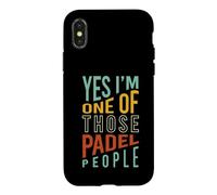Funny Padel Oui, Je Fais Partie de Ces Gens du Padel Coque pour iPhone X/XS