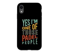 Funny Padel Oui, Je Fais Partie de Ces Gens du Padel Coque pour iPhone XR