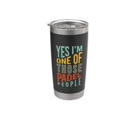 Funny Padel Oui, je fais partie de ces gens du padel Gobelet isotherme en acier inoxydable double paroi