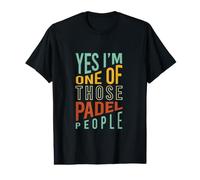 Funny Padel Oui, Je Fais Partie de Ces Gens du Padel T-Shirt Graphique avec Valeur