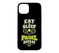 Funny Padel - Padel Tennis : Manger, Dormir, Jouer Au Padel, Coque pour iPhone 15 Plus