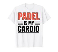 Funny Padel Tennis est Mon Cardio pour Hommes T-Shirt