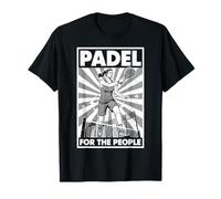 Funny Padel Tennis for The People Vintage Propagande Femme T-Shirt