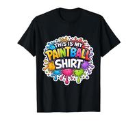 Funny Paint Ball Lover Joke Citation This is My Paintball T-Shirt Graphique avec Valeur