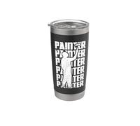 Funny Painter Tradesman Journeyman Craftsmanship Gobelet isotherme en acier inoxydable double paroi