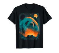 Funny Panda Fantasy Rétro Vintage Art Design T-Shirt