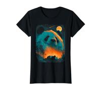 Funny Panda Fantasy Rétro Vintage Art Design T-Shirt Graphique avec Valeur