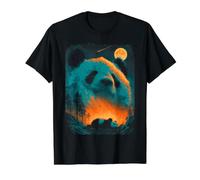 Funny Panda Fantasy Rétro Vintage Art Design T-Shirt Graphique avec Valeur