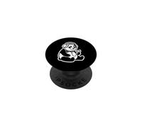 Funny Panda Music Lover Casque d'écoute Animal Mignon PopSockets PopGrip Adhésif