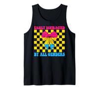 Funny Pansexual Pan Pride facilement distrait par tous les sexes Débardeur