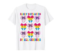 Funny Pansexual Pan Pride facilement distrait par tous les sexes T-Shirt