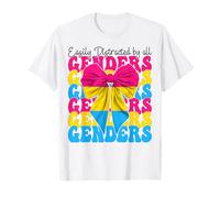 Funny Pansexual Pan Pride facilement distrait par tous les sexes T-Shirt