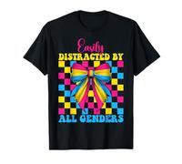 Funny Pansexual Pan Pride facilement distrait par tous les sexes T-Shirt