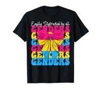 Funny Pansexual Pan Pride facilement distrait par tous les sexes T-Shirt