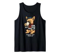 Funny Pardon Bouledogue français Frenchie Chien Café Maman Papa Enfants Débardeur
