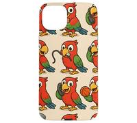Funny Parrot Cartoon Meme Mischief Animal Humor Art Coque pour iPhone 15 Plus