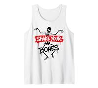 Funny Party Dancing Humor Music Festival Shake Your Bones Débardeur