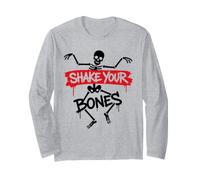 Funny Party Dancing Humor Music Festival Shake Your Bones Manche Longue