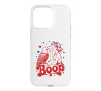 Funny Patriotic Eagle Boop Retro Pinup Girl Booping Humour Coque pour iPhone 15 Pro Max