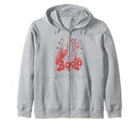 Funny Patriotic Eagle Boop Retro Pinup Girl Booping Humour Sweat à Capuche