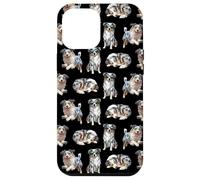 Funny Pattern Happy Blue Merle Australian Shepherd Lover Coque pour iPhone 12 Pro Max