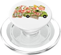 Funny Peach Fruit GNOME Truck Peachy Graphic for Summer PopSockets PopGrip pour MagSafe