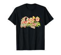 Funny Peach Fruit GNOME Truck Peachy Graphic for Summer T-Shirt