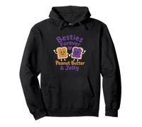 Funny Peanut Butter and Jelly Besties Ensemble Assorti ami Sweat à Capuche