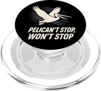 Funny Pelican Meme Big Beak Energy Coastal Bird Insolite Beach PopSockets PopGrip pour MagSafe
