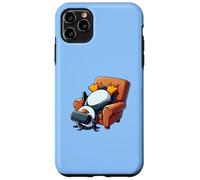 Funny Penguin VR Chaise de Jeu Chill Nerd Coque pour iPhone 11 Pro Max